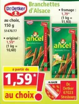 Norma Dr.Oetker Branchettes d'Alsace offre