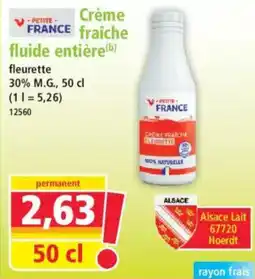 Norma Crème fraîche fluide entière offre