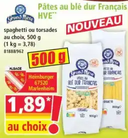 Norma Grond Mere Pâtes au blé dur Français hve offre