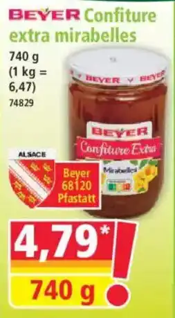 Norma Beyer confiture extra mirabelles offre
