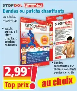 Norma Stopdol Pharmadoct Bandes ou patchs chauffants offre