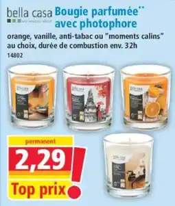 Norma Bella Casa Bougie parfumée avec photophore offre