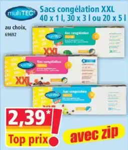Norma Multitec Sacs congélation XXL offre