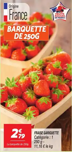 Netto Fraise gariguette offre