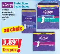Norma Always Protectionshygiéniques offre