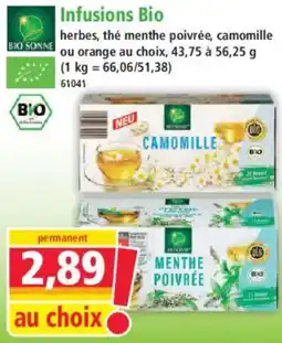 Norma Bio Sonne Infusions Bio offre