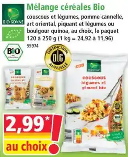 Norma Bio Sonne Mélange céréales Bio offre