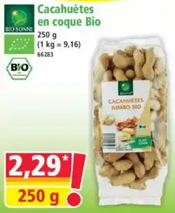 Norma Bio Sonne Cacahuètes en coque Bio offre