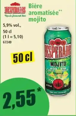 Norma Desperados Bière aromatisée mojito offre