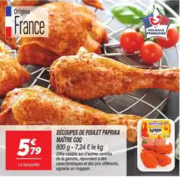 Netto Maitre Coq Découpes de poulet paprika offre
