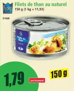 Norma Fjord Filets de thon au naturel offre