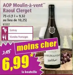Norma Aop Moulin-à-vent Raoul Clerget offre