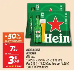 Netto Heineken Bière blonde offre