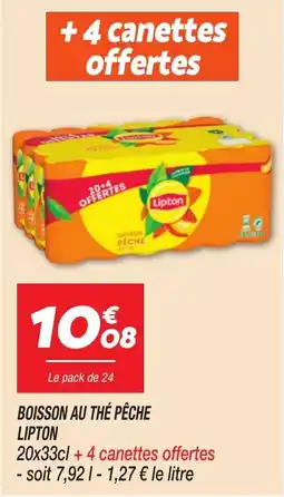 Netto LiptonBoisson au thé pêche offre