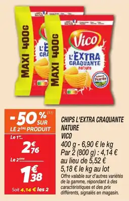 Netto Vico Chips l'extra craquante nature offre