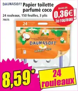 Norma Daunasoft Papier toilette parfumé coco offre