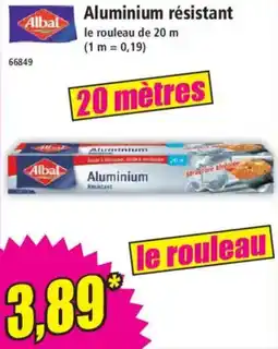 Norma Albal Aluminium résistant offre