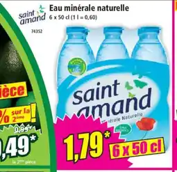 Norma Saint Amand Eau minérale naturelle offre