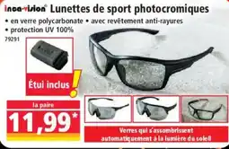 Norma Lunettes de sport photocromiques offre