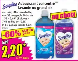 Norma Soupline Adoucissant concentré lavande ou grand air offre