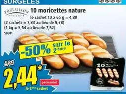Norma Poulaillon 10 moricettes nature offre