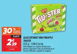Netto Glace bâtonnet mini pineapple offre