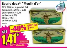 Norma Beurre doux Moulin d'or offre
