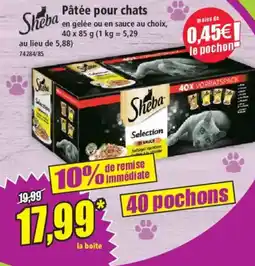Norma Sheba Pâtée pour chats offre