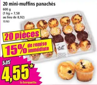Norma 20 mini-muffins panachés offre