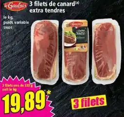 Norma Le Gaulois 3 filets de canard extra tendres offre
