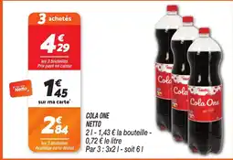 Netto Netto Cola one offre