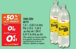 Netto Netto Tonic zéro offre