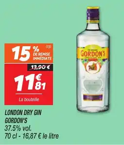 Netto Gordon's London dry gin offre