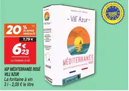 Netto Vill'Azur Igp méditerranée rosé offre