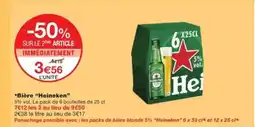 Monop' Heinekn bière "heineken" offre