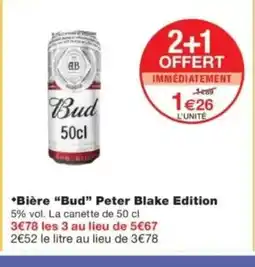 Monop' BUD Bière Peter Blake Edition offre