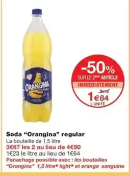 Monop' ORANGINA Soda regular offre