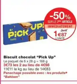 Monop' PICK UP Biscuit chocolat offre