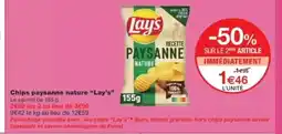 Monop' LAY'S Chips paysanne nature offre