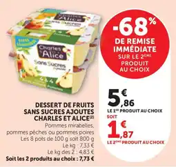 Bi1 Dessert de fruits sans sucres ajoutes charles et alice offre