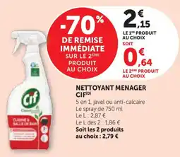 Bi1 Nettoyant menager cif offre