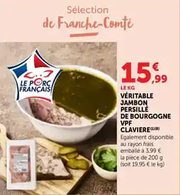 Bi1 Véritable jambon persillé de bourgogne vpf claviere offre