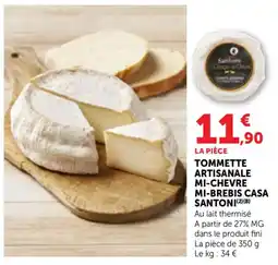 Bi1 Tommette artisanale mi-chevre mi-brebis casa santoni offre