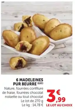 Bi1 6 madeleines pur beurre offre