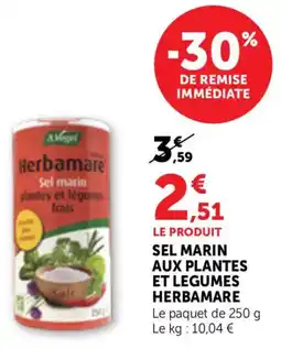 Bi1 Sel marin aux plantes et legumes herbamare offre