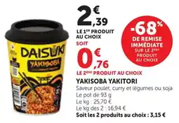 Bi1 Yakisoba yakitori offre