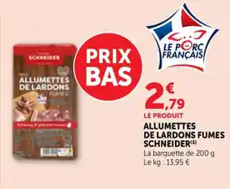 Bi1 Allumettes de lardons fumes schneider offre