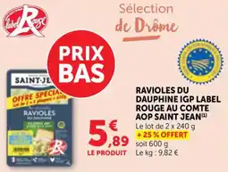 Bi1 Ravioles du dauphine igp label rouge au comte aop saint jean offre
