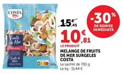 Bi1 Melange de fruits de mer surgeles costa offre