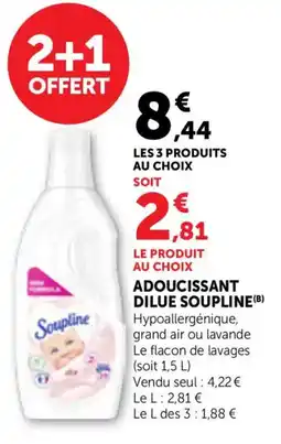 Bi1 Adoucissant dilue soupline offre